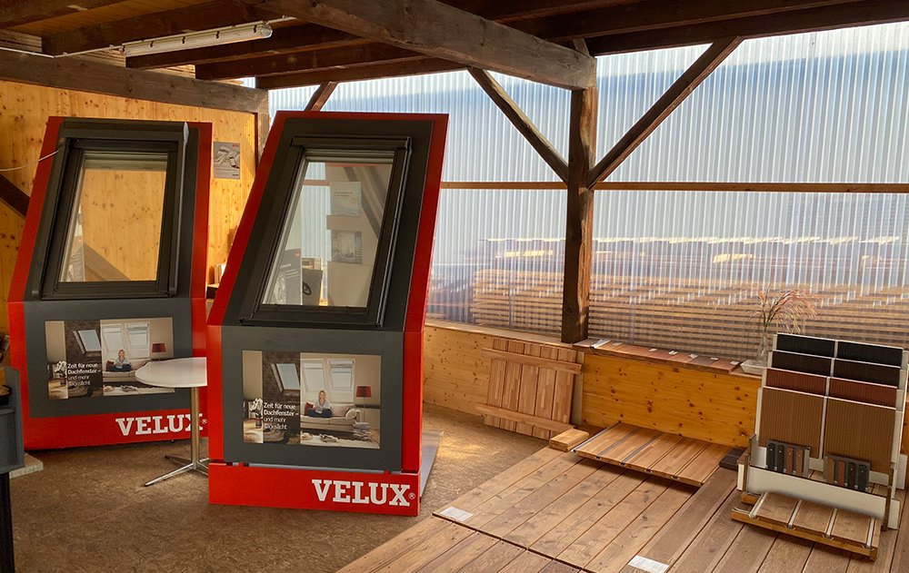 Dachfenster von Himmel & Weiss aus Sulzfeld Dachfenster in der Ausstellung von Himmel & Weiss